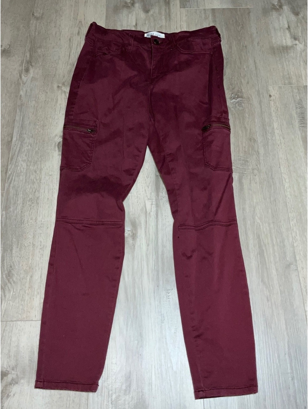Mudd Burgundy Cargo Pants Size 11